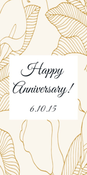 Show details for 24" x 12" Anniversary 7 Picture of 24" x 12" Anniversary 7