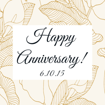 Show details for 24" x 24" Anniversary 7 Picture of 24" x 24" Anniversary 7