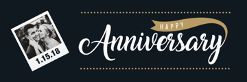 Show details for 6" x 18" Anniversary 3 Picture of 6" x 18" Anniversary 3