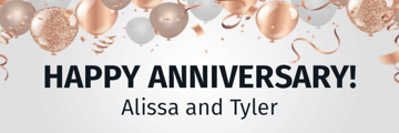 Show details for 6" x 18" Anniversary 6 Picture of 6" x 18" Anniversary 6