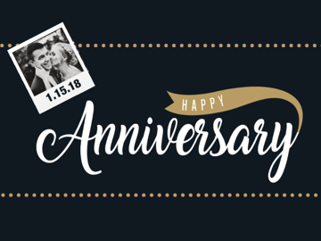 Show details for 9" x 12" Anniversary 3 Picture of 9" x 12" Anniversary 3
