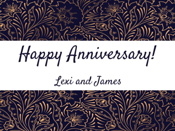 Show details for 9" x 12" Anniversary 5 Picture of 9" x 12" Anniversary 5
