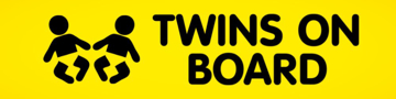 Show details for 6" x 24" Baby On Board 2 Picture of 6" x 24" Baby On Board 2