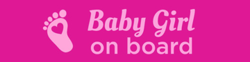 Picture of 6" x 24" Baby On Board 4