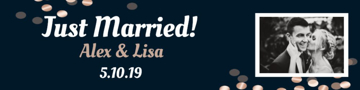 Picture of 6" x 24" Wedding 1