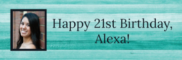 Picture of 6" x 18" Birthday 5