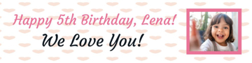 Picture of 6" x 24" Birthday 3