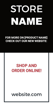 Show details for 24" x 12" Retail 13 Picture of 24" x 12" Retail 13