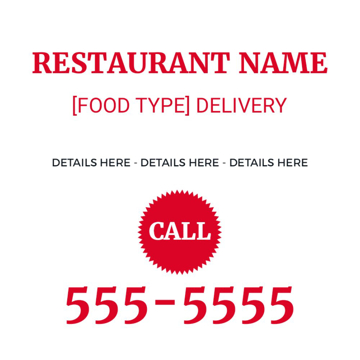 Show details for 12" x 12" Restaurant 14 Picture of 12" x 12" Restaurant 14