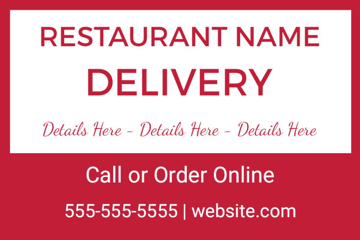 Show details for 12" x 18" Restaurant 18 Picture of 12" x 18" Restaurant 18