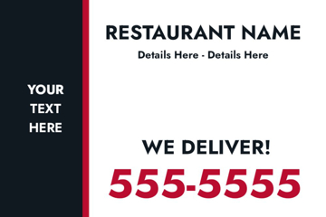 Show details for 12" x 18" Restaurant 22 Picture of 12" x 18" Restaurant 22