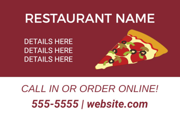 Show details for 12" x 18" Restaurant 23 Picture of 12" x 18" Restaurant 23