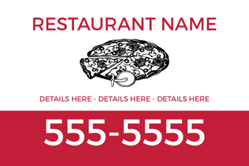 Show details for 12" x 18" Restaurant 24 Picture of 12" x 18" Restaurant 24