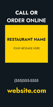 Show details for 24" x 12" Restaurant 17 Picture of 24" x 12" Restaurant 17