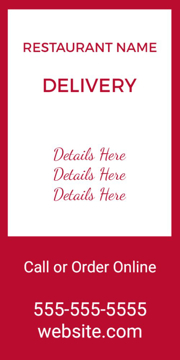 Show details for 24" x 12" Restaurant 18 Picture of 24" x 12" Restaurant 18