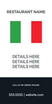 Show details for 24" x 12" Restaurant 20 Picture of 24" x 12" Restaurant 20