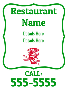 Picture of 24" x 18" Restaurant 5