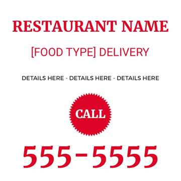 Show details for 24" x 24" Restaurant 14 Picture of 24" x 24" Restaurant 14
