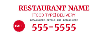 Picture of 6" x 18" Restaurant 14