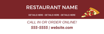 Picture of 6" x 18" Restaurant 23