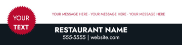 Picture of 6" x 24" Restaurant 15