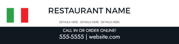 Picture of 6" x 24" Restaurant 20
