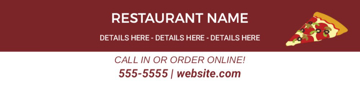 Picture of 6" x 24" Restaurant 23
