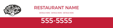 Picture of 6" x 24" Restaurant 24