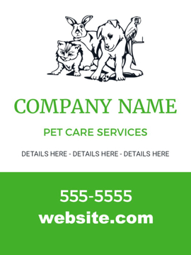 Show details for 24" x 18" Pet Care 4 Picture of 24" x 18" Pet Care 4