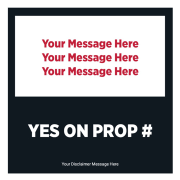 Show details for 12" x 12" Political Campaign 16 Picture of 12" x 12" Political Campaign 16