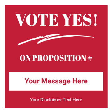 Show details for 12" x 12" Political Campaign 2 Picture of 12" x 12" Political Campaign 2
