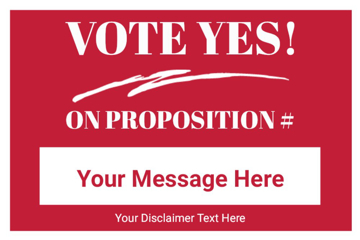 Show details for 12" x 18" Political Campaign 2 Picture of 12" x 18" Political Campaign 2