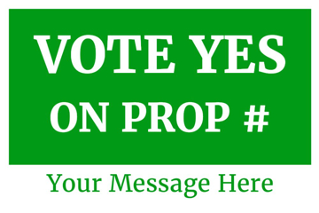 Show details for 12" x 18" Political Campaign 3 Picture of 12" x 18" Political Campaign 3