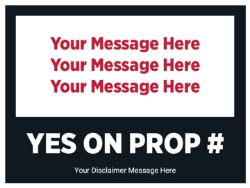 Show details for 18" x 24" Political Campaign 16 Picture of 18" x 24" Political Campaign 16