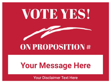 Show details for 18" x 24" Political Campaign 2 Picture of 18" x 24" Political Campaign 2