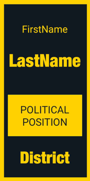 Show details for 24" x 12" Political Campaign 11 Picture of 24" x 12" Political Campaign 11