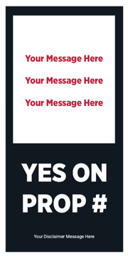 Show details for 24" x 12" Political Campaign 16 Picture of 24" x 12" Political Campaign 16