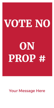 Show details for 24" x 12" Political Campaign 17 Picture of 24" x 12" Political Campaign 17