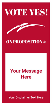 Show details for 24" x 12" Political Campaign 2 Picture of 24" x 12" Political Campaign 2