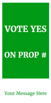 Show details for 24" x 12" Political Campaign 3 Picture of 24" x 12" Political Campaign 3