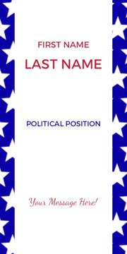 Show details for 24" x 12" Political Campaign 6 Picture of 24" x 12" Political Campaign 6