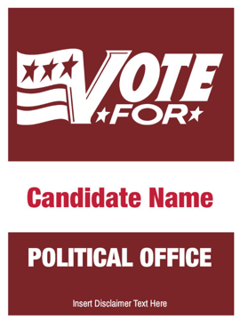 Show details for 24" x 18" Political Campaign 12 Picture of 24" x 18" Political Campaign 12