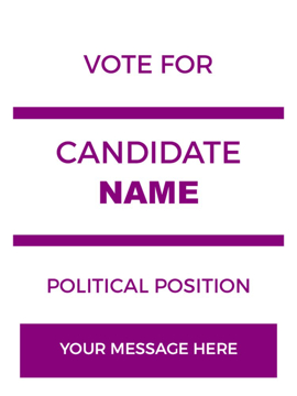 Show details for 24" x 18" Political Campaign 20 Picture of 24" x 18" Political Campaign 20