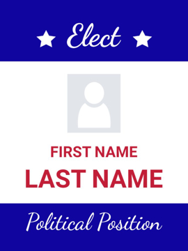 Show details for 24" x 18" Political Campaign 4 Picture of 24" x 18" Political Campaign 4