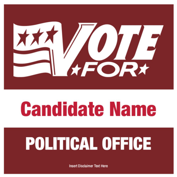 Show details for 24" x 24" Political Campaign 12 Picture of 24" x 24" Political Campaign 12