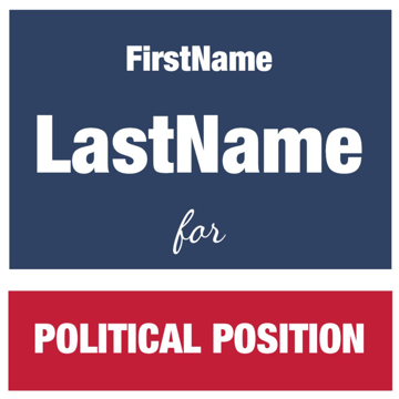 Show details for 24" x 24" Political Campaign 13 Picture of 24" x 24" Political Campaign 13