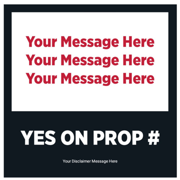 Show details for 24" x 24" Political Campaign 16 Picture of 24" x 24" Political Campaign 16