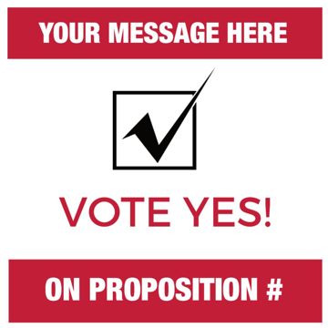 Show details for 24" x 24" Political Campaign 18 Picture of 24" x 24" Political Campaign 18