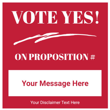 Show details for 24" x 24" Political Campaign 2 Picture of 24" x 24" Political Campaign 2