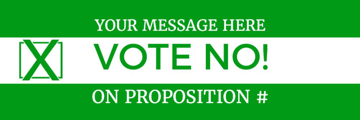 Picture of 6" x 18" Political Campaign 14